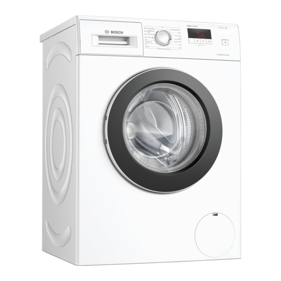 Bosch WAJ240D0CH Gebrauchs- Und Montageanleitung