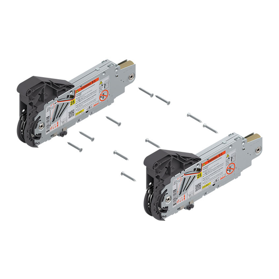 blum Poggen pohl AVENTOS HF Montageanleitung Original