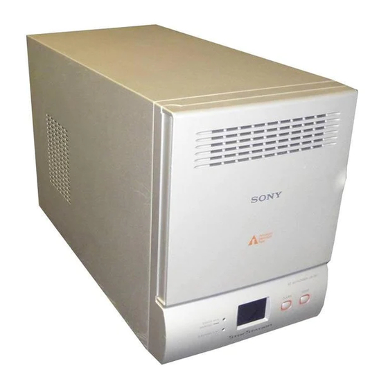 Sony StorStation LIB-D81 Bedienungsanleitung