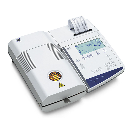 Mettler Toledo HG63 Bedienungsanleitung