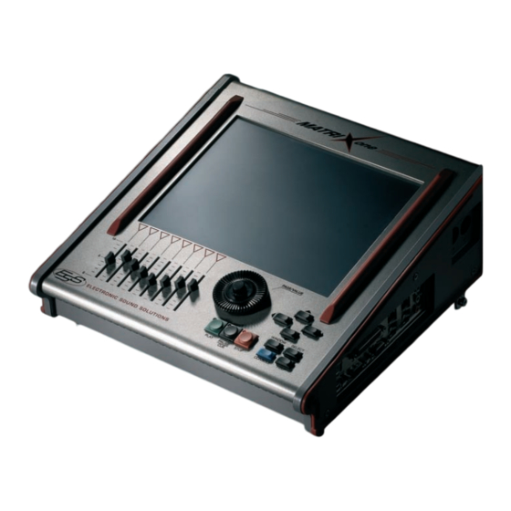 Electronic Sound Solutions Matrix one Handbuch