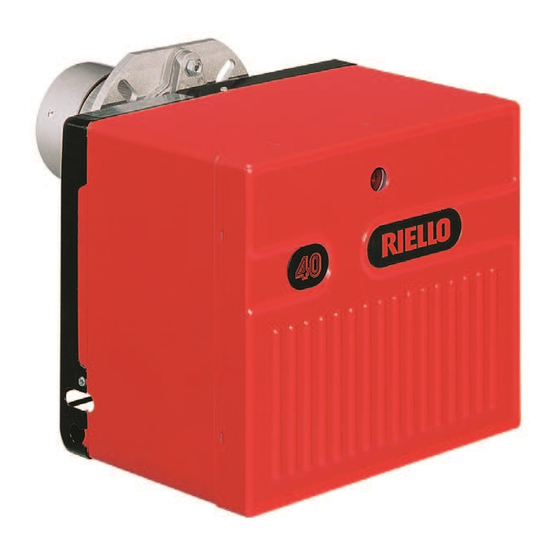 Riello 40 G5 TL Type 445T2 Montage- Und Bedienungsanleitung