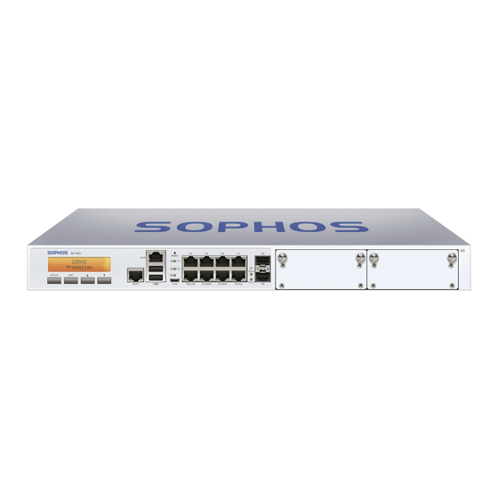 Sophos SG 210 Montageanleitung