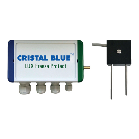 Cristal Blue LUX Freeze Protect Benutzerinformation