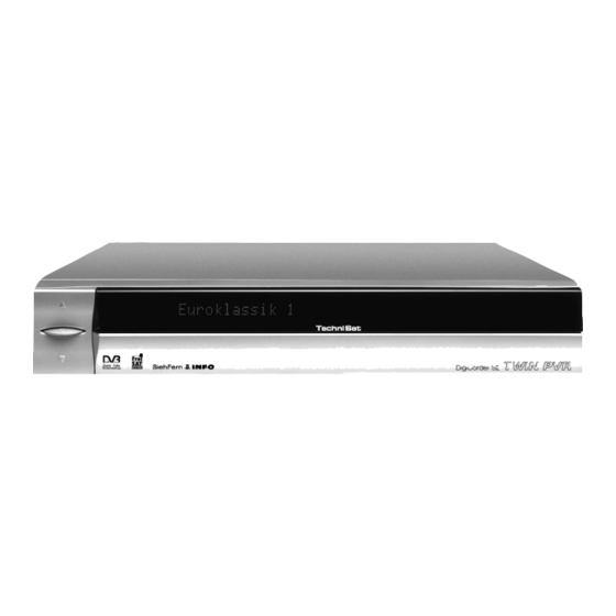 TechniSat DigiCorder S2 Bedienungsanleitung