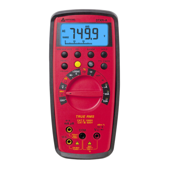Amprobe 37XR-A Bedienungshandbuch