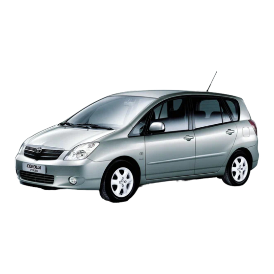 Toyota Corolla Verso Anleitung
