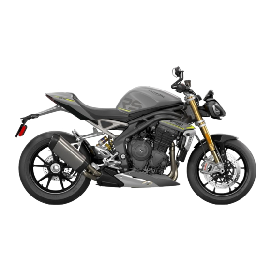 Triumph Speed Triple 1200 RS Benutzerhandbuch