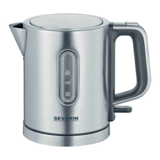 SEVERIN WK 3401 Gebrauchsanweisung