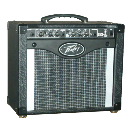 Peavey Transtube Rage 258 Bedienungsanleitung