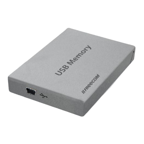 Freecom USB MEMORY Handbücher