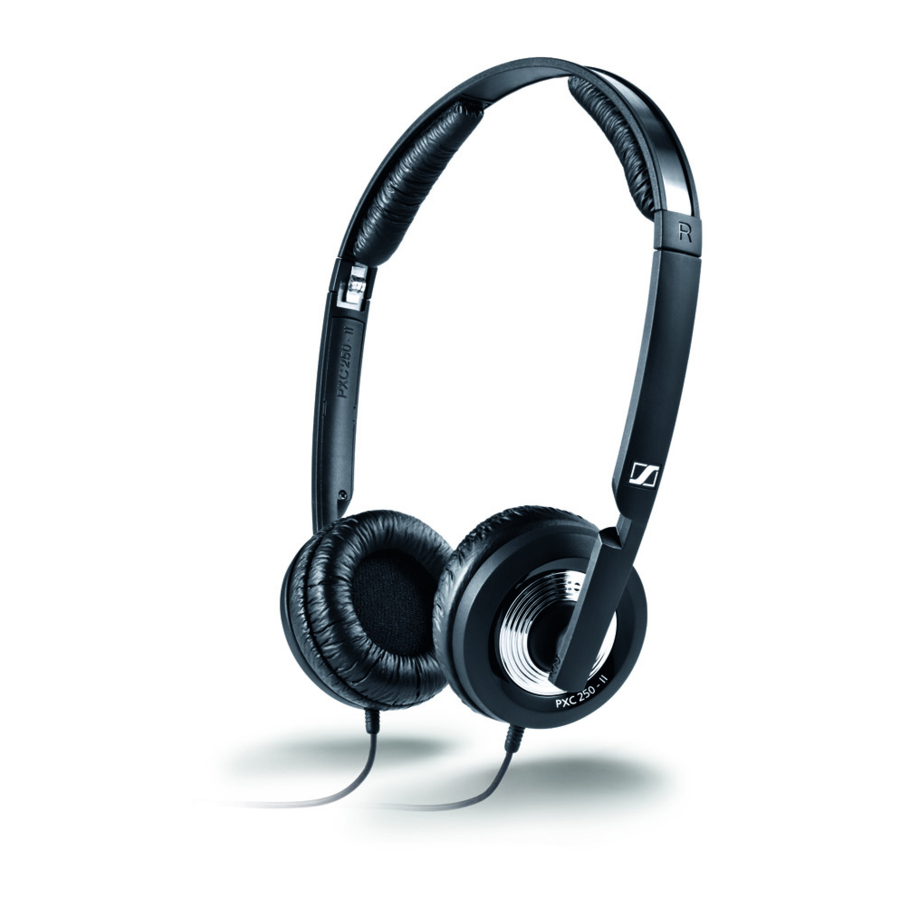 Sennheiser PXC 250 Handbuch