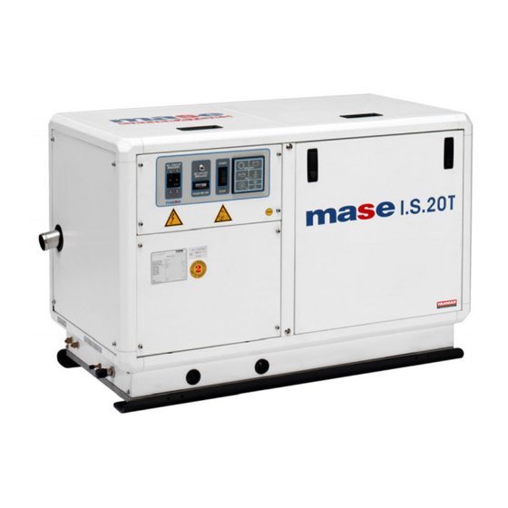 Mase Generators I.S. 14.5T Gebrauchsanweisung Und Wartungsvorschriften