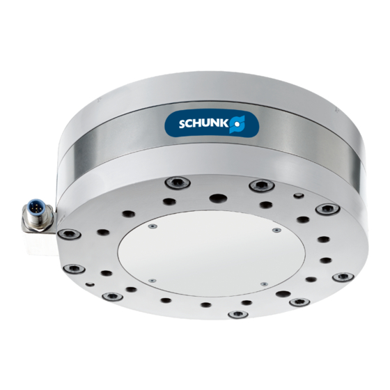 SCHUNK FT-Serie Montage- Und Betriebsanleitung
