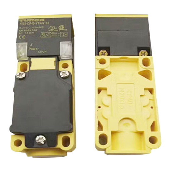 turck NI20-CP40-Y1X/S100 Betriebsanleitung