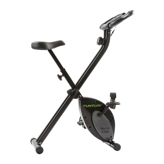 Tunturi X100 Star Fit X-Bike Benutzerhandbuch