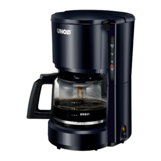 Unold caferoma AROMA STAR 28435 Handbücher