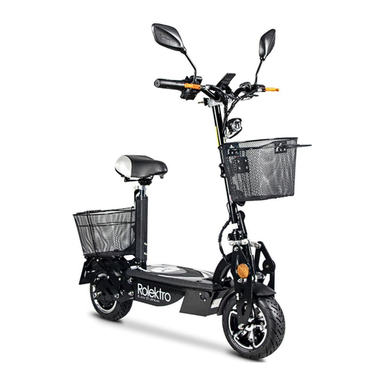 Rolektro E-Joy 20 Lithium Handbuch