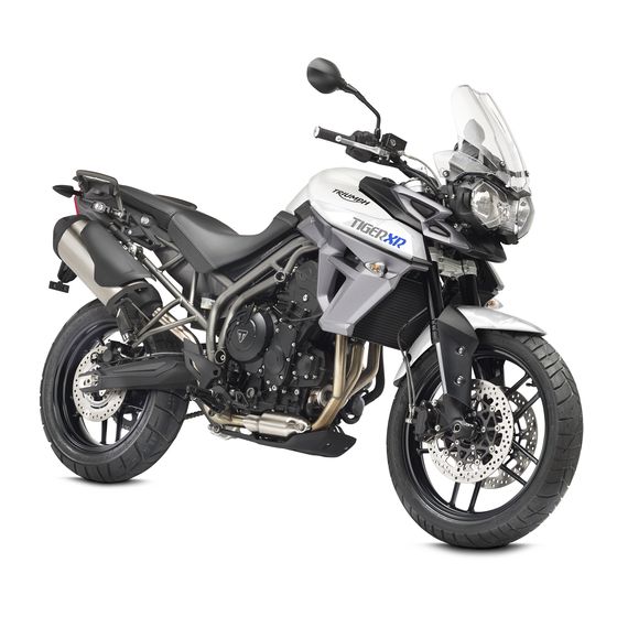 Triumph Tiger XR Benutzerhandbuch