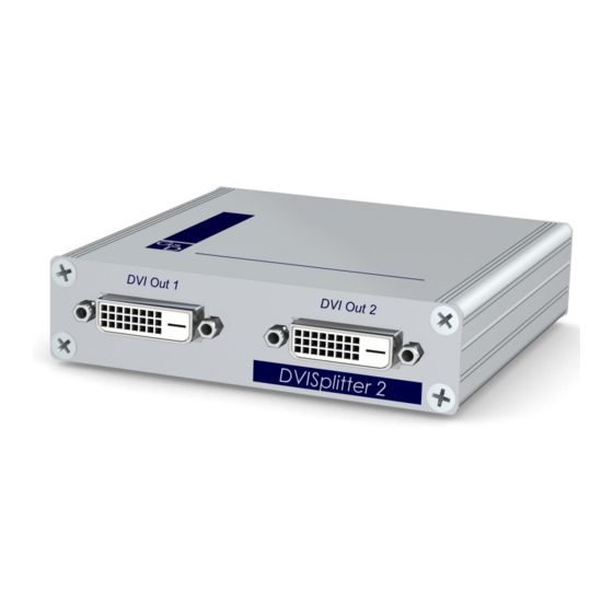 Guntermann & Drunck DVISplitter2 Installationsanleitung