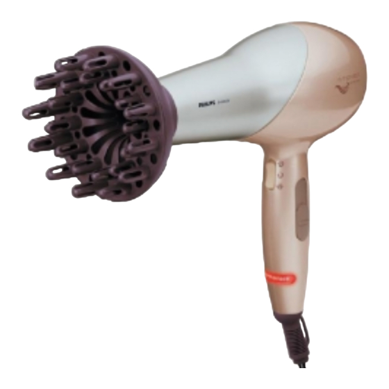 Philips Beauty Hydraprotect Salon 2000 Handbücher