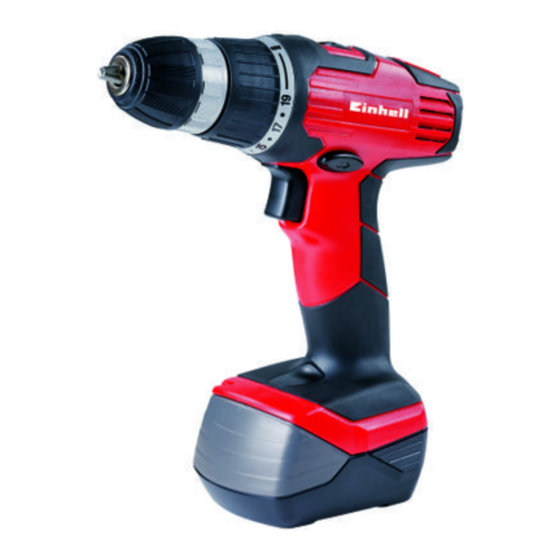 EINHELL TH-CD 14,4-2 Originalbetriebsanleitung