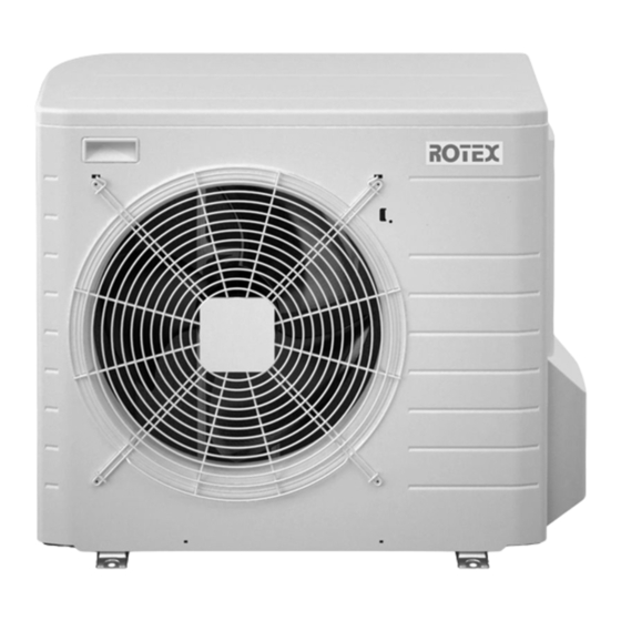 Rotex RRHQ006ADV3 Installationsanleitung
