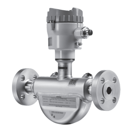 Siemens SITRANS FC410 Betriebsanleitung
