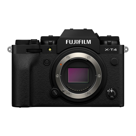 FujiFilm X-T4 Bedienungsanleitung