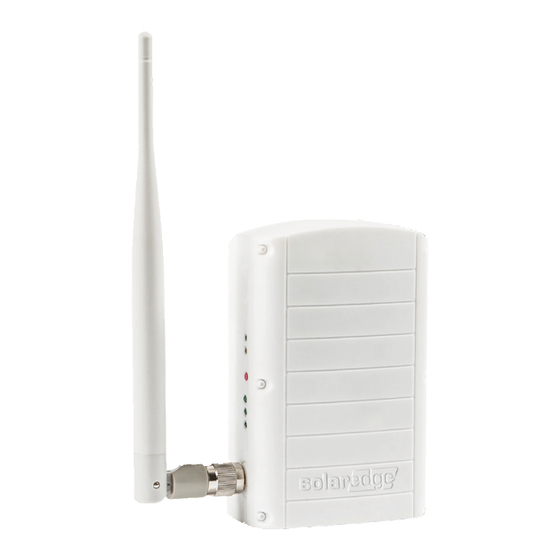 SolarEdge ZigBee Kit Schnellinstallationsanleitung