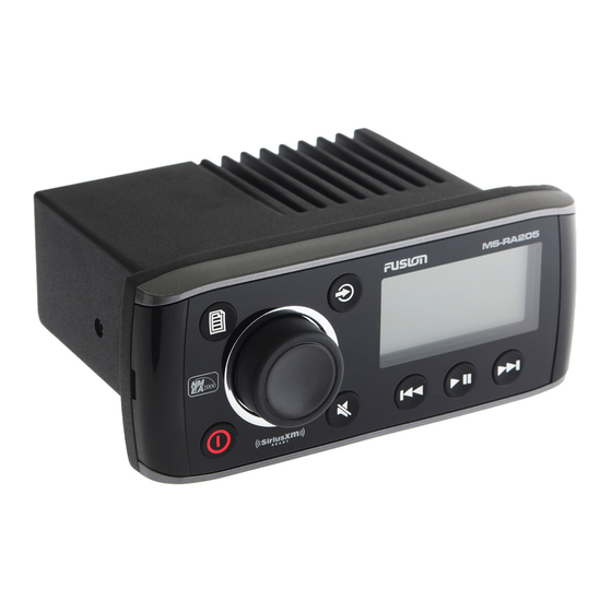 Fusion MS-RA205 Installationsanleitung