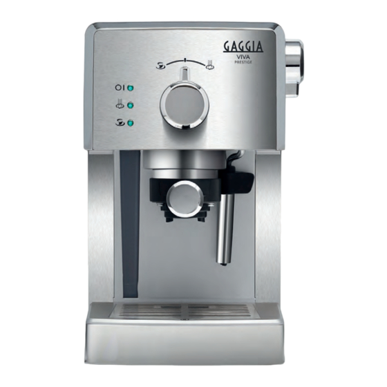 Gaggia Milano VIVA Prestige Handbücher