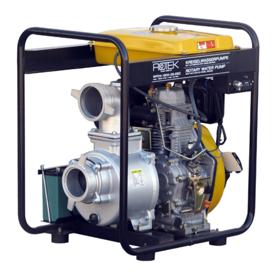 Rotek WPD4-1800-26-EBZ Benutzer- Und Wartungshandbuch