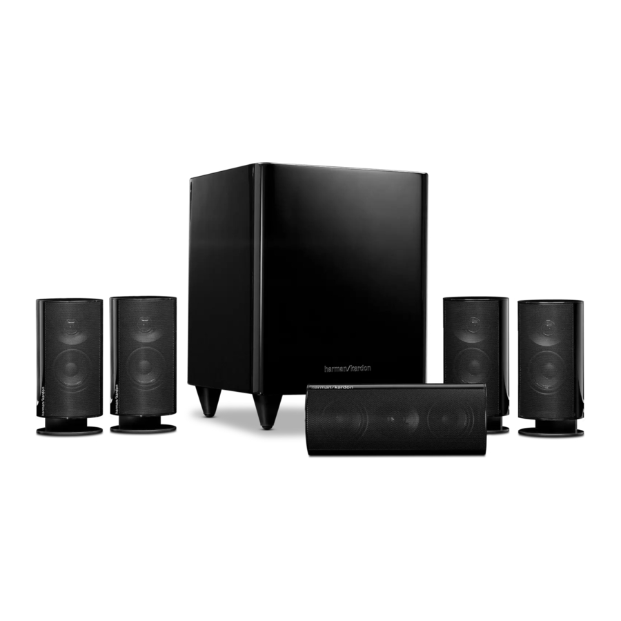 Harman Kardon HKTS 20 Bedienungsanleitung