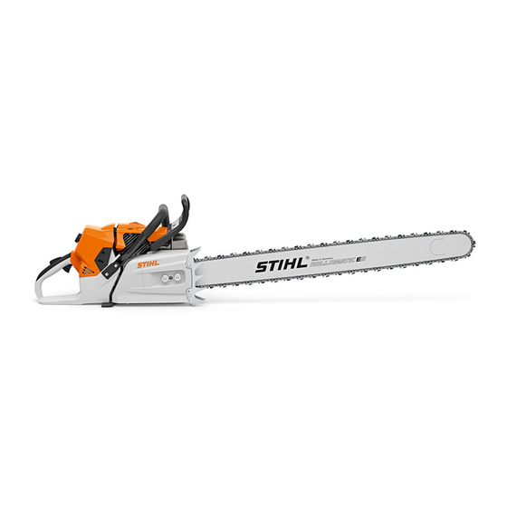 Stihl MS 881 Gebrauchsanleitung