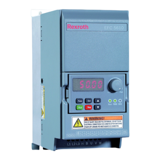 REXROTH EFC 3610 Kurzanleitung