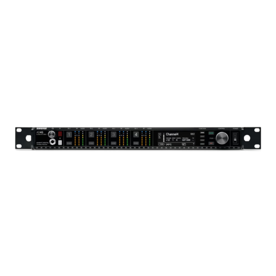 Shure AD4Q Handbuch