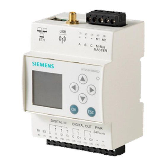 Siemens WTV534-0B4022 Handbücher
