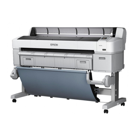 Epson SC-T7200 Serie Installationsanleitung