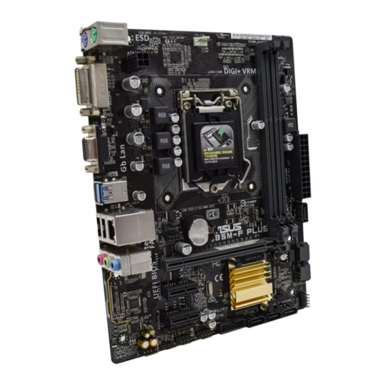 Asus H81M-F PLUS Schnellstarthilfe