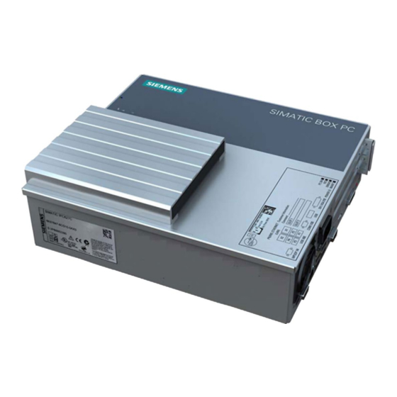Siemens SIMATIC IPC627D Betriebsanleitung