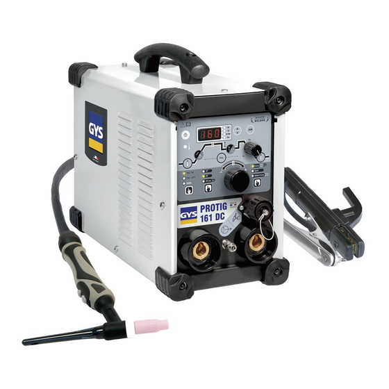 GYS PROTIG 161 DC HF Anleitung