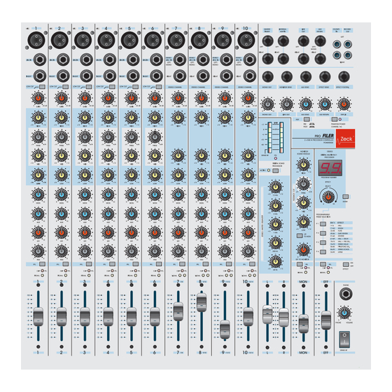 Zeck Audio Profiler 14.1000 Bedienungsanleitung