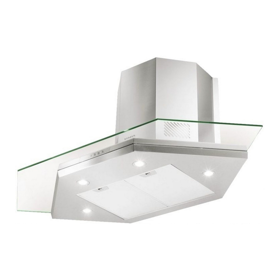 Faber PREMIO ANG/SP 100x100 RVS/GLAS Bedienungsanleitung