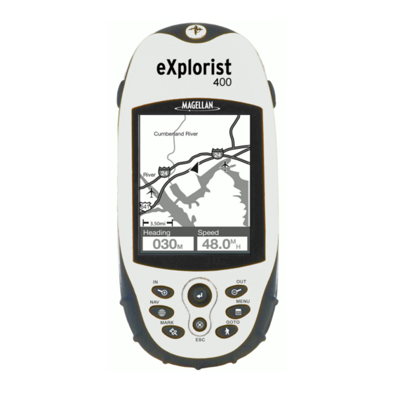 Magellan eXplorist 400 Referenzhandbuch