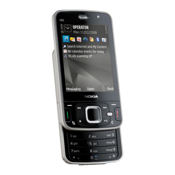 Nokia Nseries N96 Bedienungsanleitung