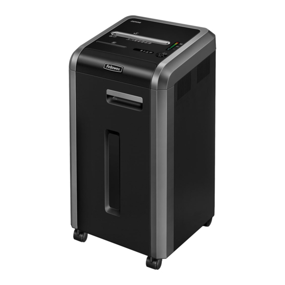 Fellowes Microshred 225Mi Anleitungen