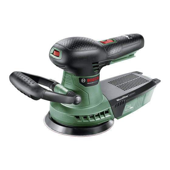 Bosch AdvancedOrbit 18 Originalbetriebsanleitung