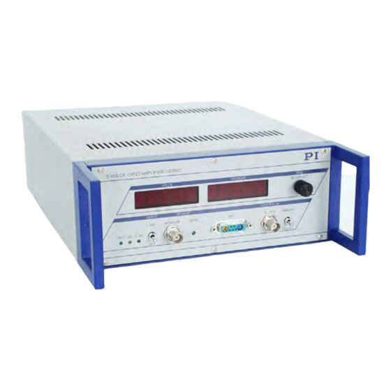 PI E-665 Benutzerhandbuch