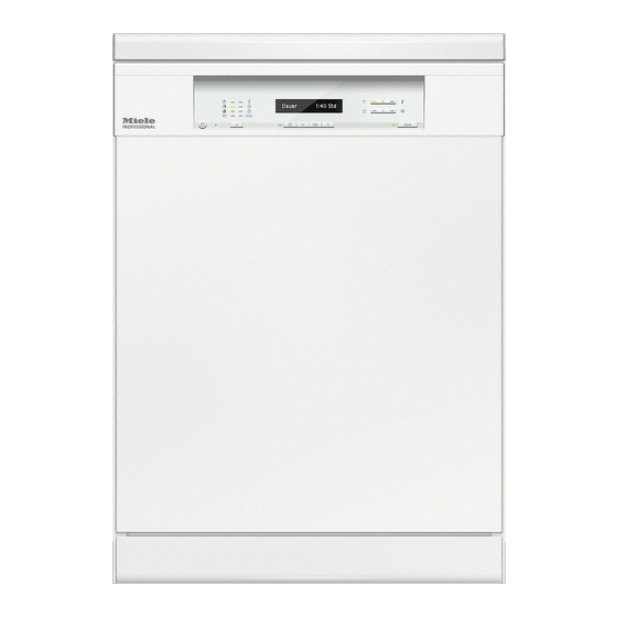 Miele professional 120 Serie Handbücher